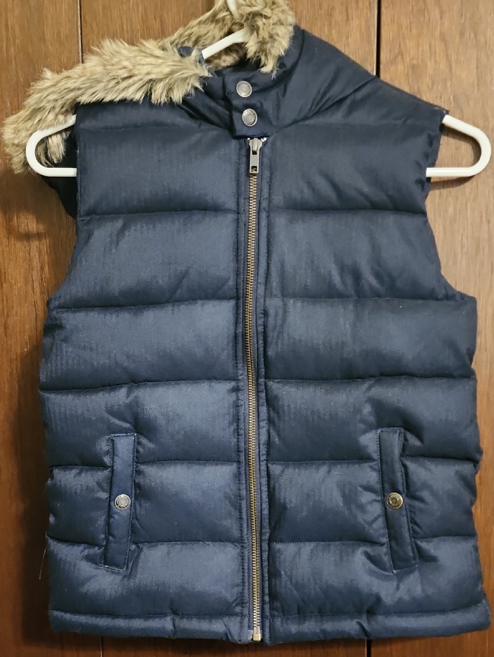 EUC Janie & Jack Zip Up Puffer Vest Size 7/8 - Picture 4 of 6